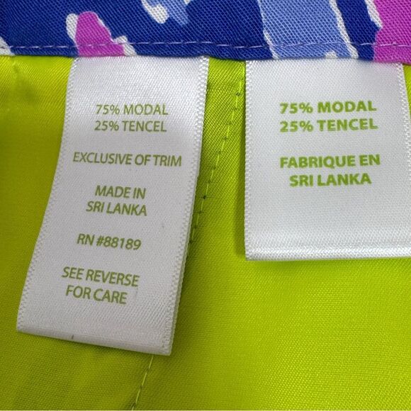 Lilly Pulitzer Amethyst One Too Many Saffron Jogger Pants Purple Pink 2 - Picture 10 of 14